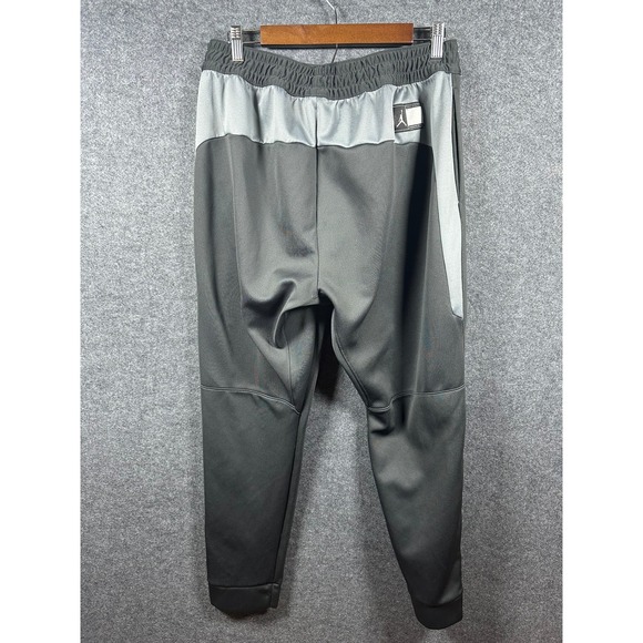 Jordan Dri Fit Mens Athletic Jogger Pants Charcoal Gray XL Gym Lifting Running - Picture 3 of 8